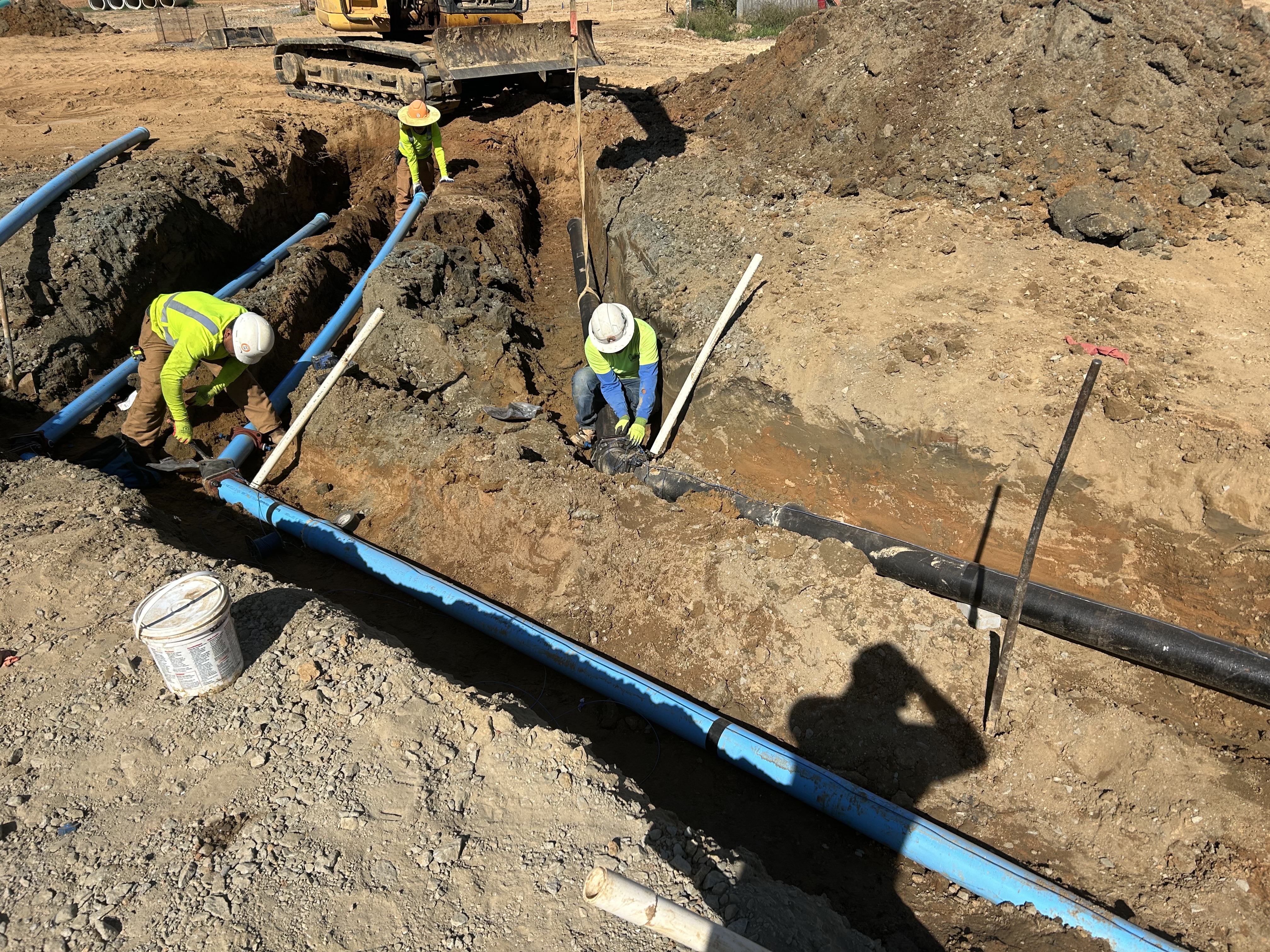 Caldwell Park Waterline Install Caldwell Park Waterline Install